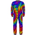 Psychedelic Rainbow Spiral OnePiece Jumpsuit (Men)