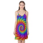 Psychedelic Rainbow Spiral Camis Nightgown 