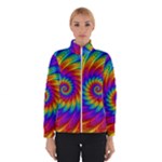 Psychedelic Rainbow Spiral Winter Jacket