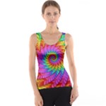 Psychedelic Rainbow Spiral Tank Top