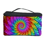 Psychedelic Rainbow Spiral Cosmetic Storage Case