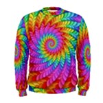 Psychedelic Rainbow Spiral Men s Sweatshirt