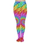 Psychedelic Rainbow Spiral Tights