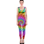 Psychedelic Rainbow Spiral OnePiece Catsuit