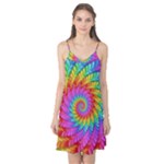 Psychedelic Rainbow Spiral Camis Nightgown 