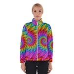 Psychedelic Rainbow Spiral Winter Jacket