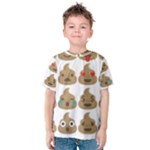 poop Emoji Kid s Cotton Tee