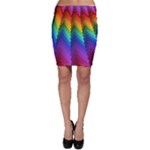 Psychedelic Rainbow Bodycon Skirt