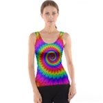 Psychedelic Rainbow Spiral Tank Top