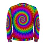 Psychedelic Rainbow Spiral Men s Sweatshirt