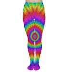 Psychedelic Rainbow Spiral Tights