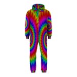 Psychedelic Rainbow Spiral Hooded Jumpsuit (Kids)