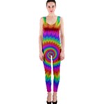 Psychedelic Rainbow Spiral OnePiece Catsuit