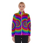 Psychedelic Rainbow Spiral Winter Jacket