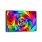 Psychedelic Rainbow Spiral Mini Canvas 6  x 4  (Stretched)