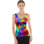 Psychedelic Rainbow Spiral Tank Top