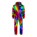 Psychedelic Rainbow Spiral Hooded Jumpsuit (Kids)