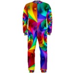 Psychedelic Rainbow Spiral OnePiece Jumpsuit (Men)