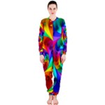 Psychedelic Rainbow Spiral OnePiece Jumpsuit (Ladies)