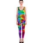 Psychedelic Rainbow Spiral OnePiece Catsuit