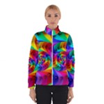 Psychedelic Rainbow Spiral Winter Jacket