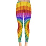 Psychedelic Rainbow Spiral Leggings 