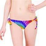 Psychedelic Rainbow Spiral Bikini Bottom