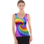 Psychedelic Rainbow Spiral Tank Top