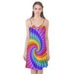 Psychedelic Rainbow Spiral Camis Nightgown 