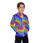 Psychedelic Rainbow Spiral Wind Breaker (Kids)