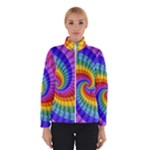 Psychedelic Rainbow Spiral Winter Jacket