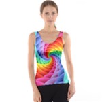 Psychedelic Rainbow Spiral Tank Top