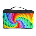 Psychedelic Rainbow Spiral Cosmetic Storage Case