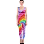 Psychedelic Rainbow Spiral OnePiece Catsuit