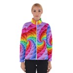 Psychedelic Rainbow Spiral Winter Jacket