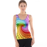 Psychedelic Rainbow Spiral Tank Top