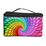 Psychedelic Rainbow Spiral Cosmetic Storage Case