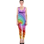 Psychedelic Rainbow Spiral OnePiece Catsuit