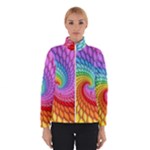 Psychedelic Rainbow Spiral Winter Jacket