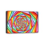 Psychedelic Rainbow Spiral Mini Canvas 6  x 4  (Stretched)