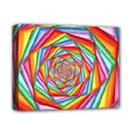 Psychedelic Rainbow Spiral Deluxe Canvas 14  x 11  (Stretched)