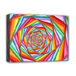 Psychedelic Rainbow Spiral Deluxe Canvas 16  x 12  (Stretched) 