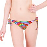 Psychedelic Rainbow Spiral Bikini Bottom