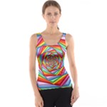 Psychedelic Rainbow Spiral Tank Top