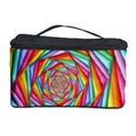 Psychedelic Rainbow Spiral Cosmetic Storage Case