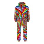 Psychedelic Rainbow Spiral Hooded Jumpsuit (Kids)