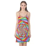 Psychedelic Rainbow Spiral Camis Nightgown 