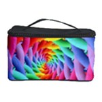 Psychedelic Rainbow Spiral Cosmetic Storage Case