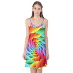 Psychedelic Rainbow Spiral Camis Nightgown 