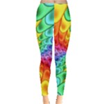 Psychedelic Rainbow Spiral Leggings 